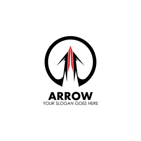 Arrow vector illustration icon Logo Template designのイラスト素材