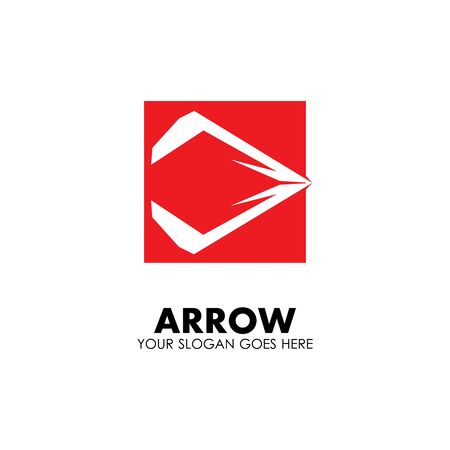 Arrow vector illustration icon Logo Template designのイラスト素材