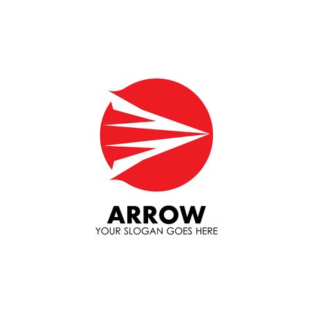 Arrow vector illustration icon Logo Template designのイラスト素材