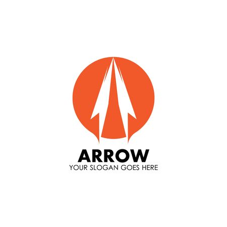 Arrow vector illustration icon Logo Template designのイラスト素材
