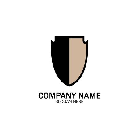 shield logo design vector,shield emblem logo template,logosymbol icon-vectorのイラスト素材