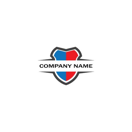 shield logo design vector,shield emblem logo template,logosymbol icon-vectorのイラスト素材