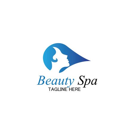 beauty spa logo design template-vectorのイラスト素材