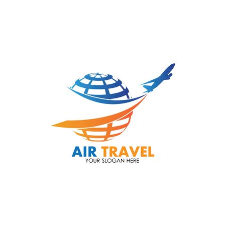 Air Travel logo vector icon design template-vectorのイラスト素材