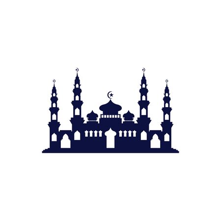 Mosque icon vector Illustration design templateのイラスト素材