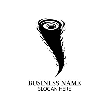 Tornado logo symbol vector illustration designのイラスト素材