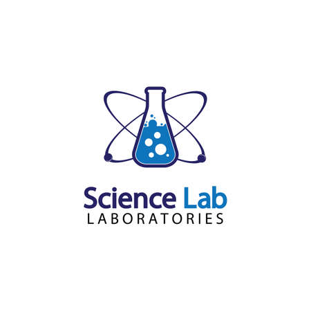 Science Lab logo.Laboratory Tube Logo Template Design Vector, Emblem, Design Concept, Creative Symbol, Iconのイラスト素材