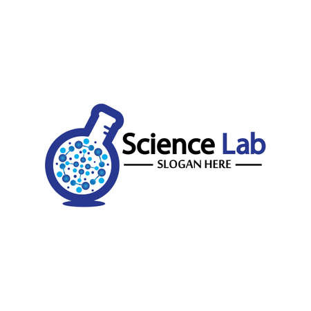 Science Lab logo.Laboratory Tube Logo Template Design Vector, Emblem, Design Concept, Creative Symbol, Iconのイラスト素材