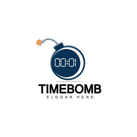 Time bomb   vector icon   design templateのイラスト素材