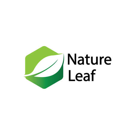 leaf  design vector for nature symbol template editable,Green leaf  ecology nature element vector iconのイラスト素材