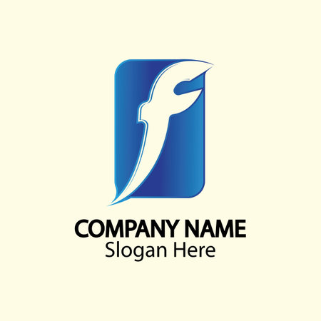 F Letter vector icon illustration designのイラスト素材