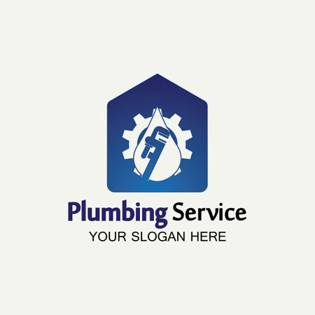 Plumbing Service  icon vector illustration design Template.Plumbing .Plumbing service icon  creative vector illustrattionのイラスト素材