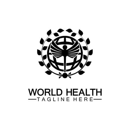 World health logo vector illustration design templateのイラスト素材