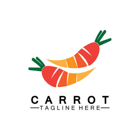 Carrot vector icon illustration design templateのイラスト素材