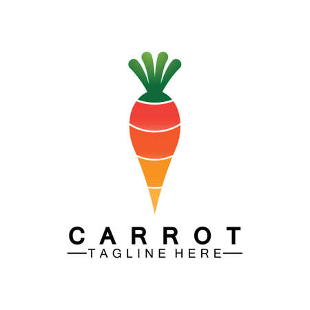Carrot vector icon illustration design templateのイラスト素材