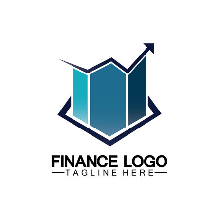 Business finance and Marketing logo Vector illustration  designのイラスト素材