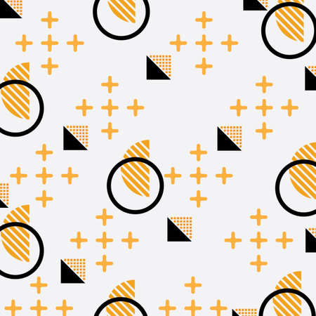 Memphis background with abstract colorful geometric shape, can be used for banner sale, wallpaper,...