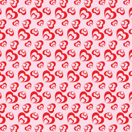 Valentine and Heart Seamless Pattern Background,Heart Pattern Vector Art, Icons, and Graphics