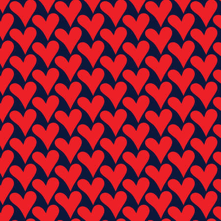 Valentine and Heart Seamless Pattern Background,Heart Pattern Vector Art, Icons, and Graphicsのイラスト素材