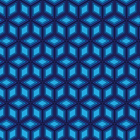 Geometric Hexagon seamless pattern vector background