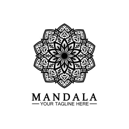 Mandala design vector templateのイラスト素材