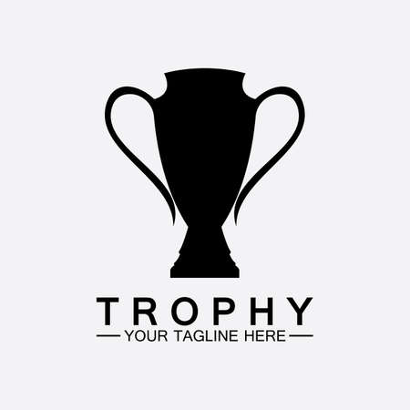 Trophy vector icon.champions  trophy icon for winner award templateのイラスト素材