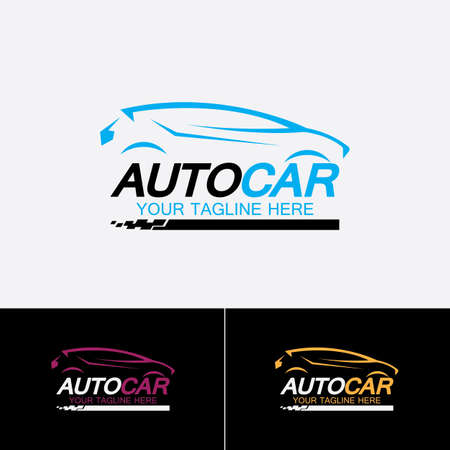 Auto car logo symbol icon vector design templateのイラスト素材