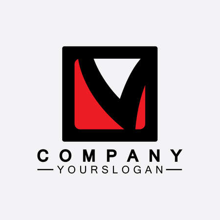 V Letter Logo and symbol vector templateのイラスト素材