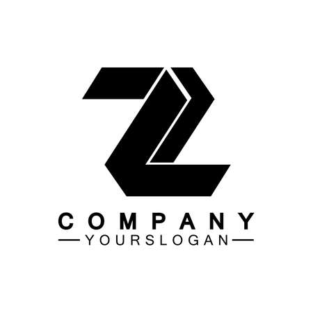 Z Letter Logo concept.Z letter creative fonts monogram icon symbol.のイラスト素材