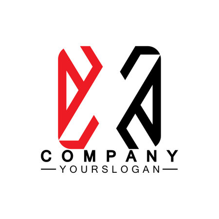 X Letter Logo Template vector icon illustration designのイラスト素材