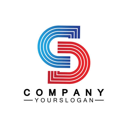 S Logo. Letter S logo icon design templateのイラスト素材