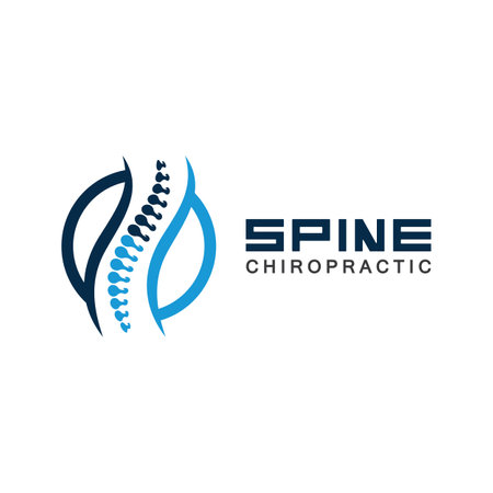 Spine logo vector illustration design templateのイラスト素材