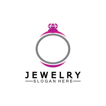 Abstract diamond for jewelry business logo design conceptのイラスト素材
