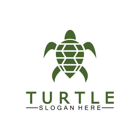 Turtle icon, Sea turtle vector illustration, Logo for buttons, websites, mobile apps and other design needsのイラスト素材