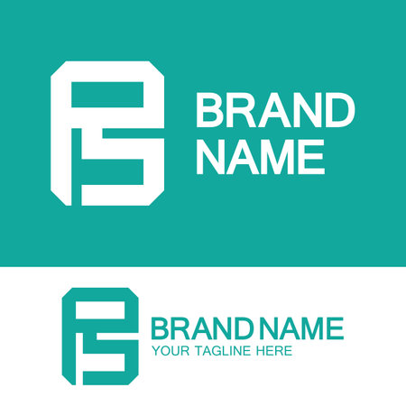 Alphabet letters monogram logo PS, SP, P and S, elegant and Professional letter icon designのイラスト素材