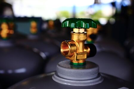 Gas cylinder valvesの写真素材