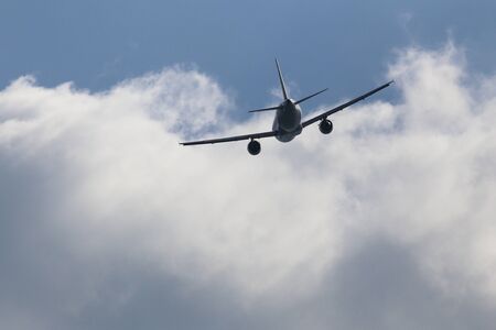 Flying Airplaneの写真素材