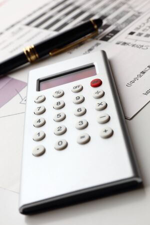 Calculators and Statementsの写真素材
