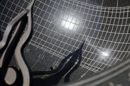 The hands of the sundial