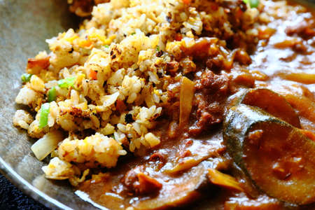 Summer vegetable Curryの写真素材