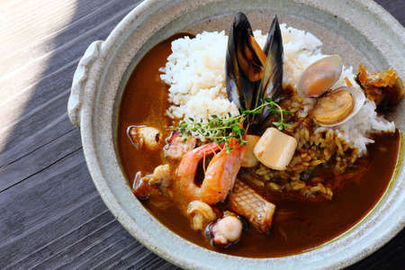 Seafood Curryの写真素材