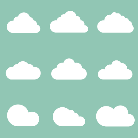 Clouds of collectionのイラスト素材