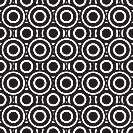 Seamless pattern geometric.Black and white background.Design for backgroundのイラスト素材