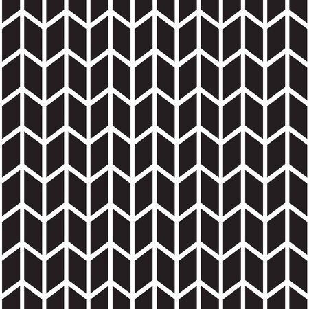 black and white seamless pattern with zig zagのイラスト素材