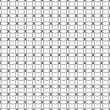 Seamless pattern geometric.Black and white background.Design for backgroundのイラスト素材