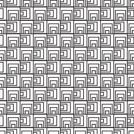 Seamless pattern geometric.Black and white background.Design for backgroundのイラスト素材