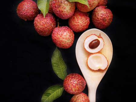 Lychees Fruitの写真素材