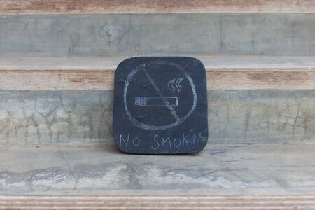 No smoking signsの写真素材