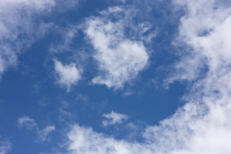 Blue sky background.の写真素材