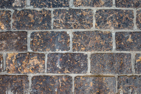 Laterite Brick wall texture. Antique Laterite brick wall.